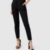 Forever New Petite Mindy Petite 7/8 Slim Pants Black