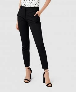 Forever New Petite Mindy Petite 7/8 Slim Pants Black