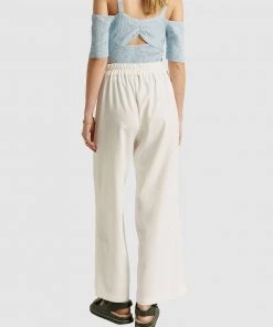 FRIEND of AUDREY Williams Textured Elastic Waist Pants White -Deals The Style Setters Store http3A2F2Fstatic.theiconic.com .au2Fp2Ffriend of audrey 0009 9363741 3