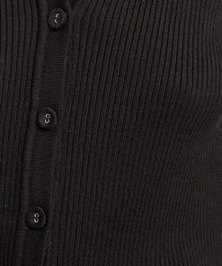 FRIEND of AUDREY Madden Buttoned Polo Knit Black -Deals The Style Setters Store http3A2F2Fstatic.theiconic.com .au2Fp2Ffriend of audrey 0846 7307351 6