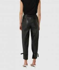 FRIEND of AUDREY Alex Belted Vegan Leather Tapered Pants Black -Deals The Style Setters Store http3A2F2Fstatic.theiconic.com .au2Fp2Ffriend of audrey 0953 5880131 4