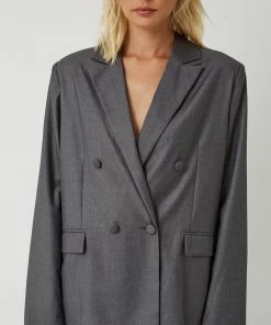 FRIEND of AUDREY Carter Double Breasted Blazer Dark Slate -Deals The Style Setters Store http3A2F2Fstatic.theiconic.com .au2Fp2Ffriend of audrey 2598 8902621 6