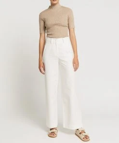 FRIEND of AUDREY Andie Merino Short Sleeve Knit Cornstalk -Deals The Style Setters Store http3A2F2Fstatic.theiconic.com .au2Fp2Ffriend of audrey 2827 6598031 2