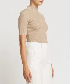 FRIEND of AUDREY Andie Merino Short Sleeve Knit Cornstalk -Deals The Style Setters Store http3A2F2Fstatic.theiconic.com .au2Fp2Ffriend of audrey 2830 6598031 3