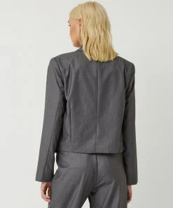 FRIEND of AUDREY Carter Cropped Blazer Dark Slate -Deals The Style Setters Store http3A2F2Fstatic.theiconic.com .au2Fp2Ffriend of audrey 3846 3875521 5