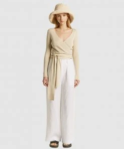 FRIEND of AUDREY Natalia Wrap Knit Top Almond -Deals The Style Setters Store http3A2F2Fstatic.theiconic.com .au2Fp2Ffriend of audrey 6826 3738051 4