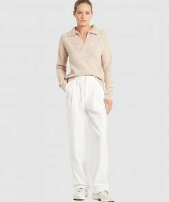 FRIEND of AUDREY Greta Polo Knit Top Oatmeal -Deals The Style Setters Store http3A2F2Fstatic.theiconic.com .au2Fp2Ffriend of audrey 7544 2407351 5