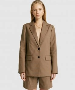 FRIEND of AUDREY Loreo Blazer Cashew