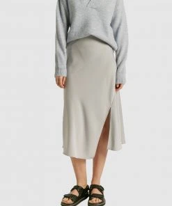 FRIEND of AUDREY Hart Bias Skirt Nimbus