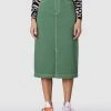 Gorman Georgia Denim Skirt Green