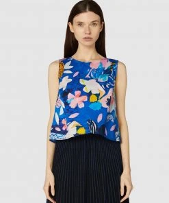 Gorman Big Blue Tank Top Print