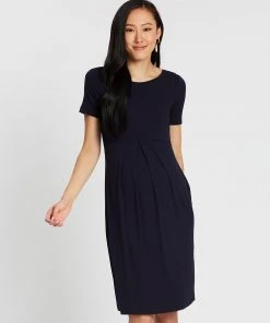 Isabella Oliver Catherine Maternity Dress Classic Navy