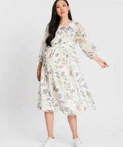 Isabella Oliver Posie Maternity Dress Soft White Foliage -Deals The Style Setters Store http3A2F2Fstatic.theiconic.com .au2Fp2Fisabella oliver 2771 8562901 5