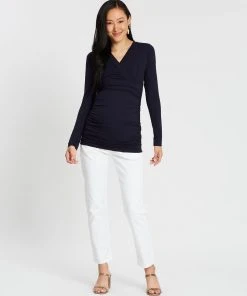 Isabella Oliver Poppy Maternity Top Classic Navy -Deals The Style Setters Store http3A2F2Fstatic.theiconic.com .au2Fp2Fisabella oliver 5242 4268701 5