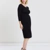 Isabella Oliver Ivybridge Maternity Dress Caviar Black