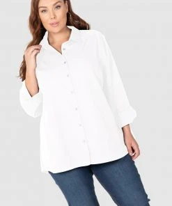 Love Your Wardrobe Manhattan Cotton Over Shirt White -Deals The Style Setters Store http3A2F2Fstatic.theiconic.com .au2Fp2Flove your wardrobe 1553 922468 4