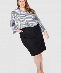 Love Your Wardrobe Margot Bengaline Skirt Black -Deals The Style Setters Store http3A2F2Fstatic.theiconic.com .au2Fp2Flove your wardrobe 1861 2618141 5