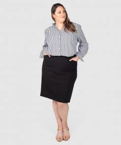 Love Your Wardrobe Margot Bengaline Skirt Black -Deals The Style Setters Store http3A2F2Fstatic.theiconic.com .au2Fp2Flove your wardrobe 1864 2618141 6