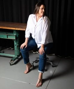 Love Your Wardrobe Sophie Shell Button Cotton Shirt White -Deals The Style Setters Store http3A2F2Fstatic.theiconic.com .au2Fp2Flove your wardrobe 4249 6110741 7