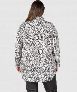 Love Your Wardrobe Elsa Animal Print Over-shirt Ivory/Black Print -Deals The Style Setters Store http3A2F2Fstatic.theiconic.com .au2Fp2Flove your wardrobe 4907 5813421 4