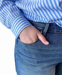 Love Your Wardrobe Ella Stripe Button-Up Shirt Sky Blue/White -Deals The Style Setters Store http3A2F2Fstatic.theiconic.com .au2Fp2Flove your wardrobe 7838 1258141 4