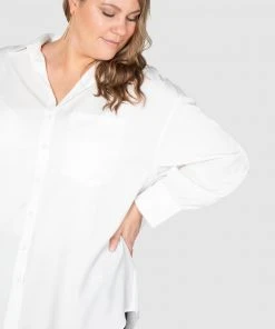 Love Your Wardrobe Phoebe Peached Over Shirt Ivory -Deals The Style Setters Store http3A2F2Fstatic.theiconic.com .au2Fp2Flove your wardrobe 9646 9903421 4