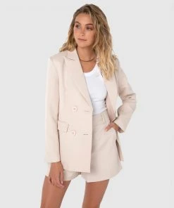Madison The Label Desirae Blazer Stone