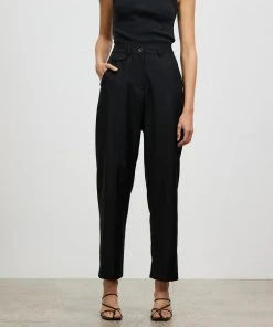 Minima Esenciales Pascale Wool Pants Black