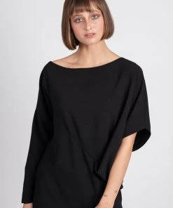 One Fell Swoop Ophelia Tunic Black Crepe -Deals The Style Setters Store http3A2F2Fstatic.theiconic.com .au2Fp2Fone fell swoop 1071 4181311 4