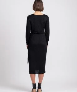 One Fell Swoop Wrap Dress Black Knit -Deals The Style Setters Store http3A2F2Fstatic.theiconic.com .au2Fp2Fone fell swoop 4441 1381311 3