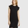 Oxford Charlotte Cap Sleeve Knit Dress Black