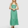 Oxford Ginny Cotton Dress Green
