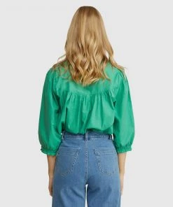 Oxford Megan Cotton Shirt Green -Deals The Style Setters Store http3A2F2Fstatic.theiconic.com .au2Fp2Foxford 0384 3884841 3