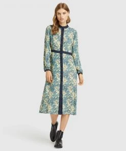 Oxford Seattle Floral Printed Dress Blue multi -Deals The Style Setters Store http3A2F2Fstatic.theiconic.com .au2Fp2Foxford 0622 3104821 4