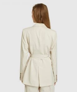 Oxford Lola Detachable Belt Blazer Natural -Deals The Style Setters Store http3A2F2Fstatic.theiconic.com .au2Fp2Foxford 0681 4678931 2
