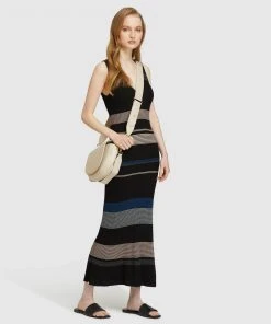 Oxford Nadia Multi Col Stripe Knit Dress Black/pink/blue -Deals The Style Setters Store http3A2F2Fstatic.theiconic.com .au2Fp2Foxford 0740 0015731 5