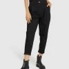 Oxford Tilda Paperbag Pants Black