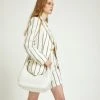 Oxford Lola Striped Linen Blend Jacket Ivory/blue