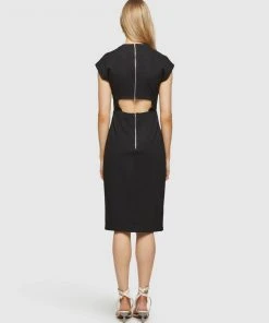 Oxford Linder Back Cutout Ponti Dress Black -Deals The Style Setters Store http3A2F2Fstatic.theiconic.com .au2Fp2Foxford 1107 3104351 3