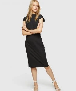Oxford Linder Back Cutout Ponti Dress Black -Deals The Style Setters Store http3A2F2Fstatic.theiconic.com .au2Fp2Foxford 1109 3104351 4