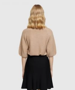 Oxford Ally Bubble Sleeve Knit Natural -Deals The Style Setters Store http3A2F2Fstatic.theiconic.com .au2Fp2Foxford 1129 3618111 3