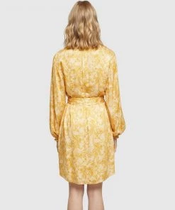 Oxford Trivia Tropical Print Dress Mustard -Deals The Style Setters Store http3A2F2Fstatic.theiconic.com .au2Fp2Foxford 1169 3989111 3