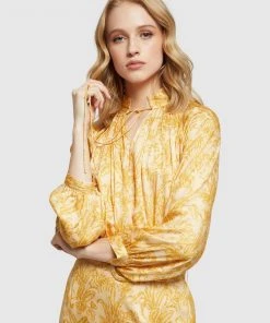 Oxford Sandy Tropical Print Top Mustard -Deals The Style Setters Store http3A2F2Fstatic.theiconic.com .au2Fp2Foxford 1195 6750211 4