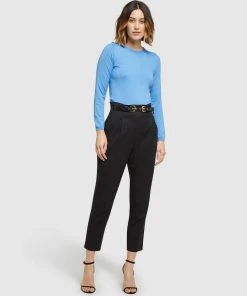 Oxford Tatiana Long Sleeve Knit Blue -Deals The Style Setters Store http3A2F2Fstatic.theiconic.com .au2Fp2Foxford 1212 3427311 5