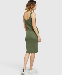 Oxford Robbie Knitted Stretch Dress Green -Deals The Style Setters Store http3A2F2Fstatic.theiconic.com .au2Fp2Foxford 1239 0227311 3