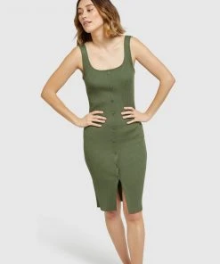 Oxford Robbie Knitted Stretch Dress Green -Deals The Style Setters Store http3A2F2Fstatic.theiconic.com .au2Fp2Foxford 1242 0227311 4