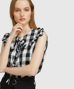 Oxford Skye Top Black/white -Deals The Style Setters Store http3A2F2Fstatic.theiconic.com .au2Fp2Foxford 1250 2737931 4