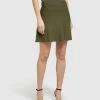 Oxford Vicky Knitted Skirt Khaki