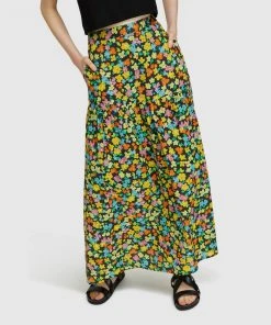 Oxford Olivia Blk Ditzy Floral Maxi Skirt Black multi -Deals The Style Setters Store http3A2F2Fstatic.theiconic.com .au2Fp2Foxford 1291 0288931 4
