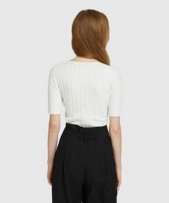 Oxford Lucy Rib V-neck Knit Ivory -Deals The Style Setters Store http3A2F2Fstatic.theiconic.com .au2Fp2Foxford 1303 4288931 3
